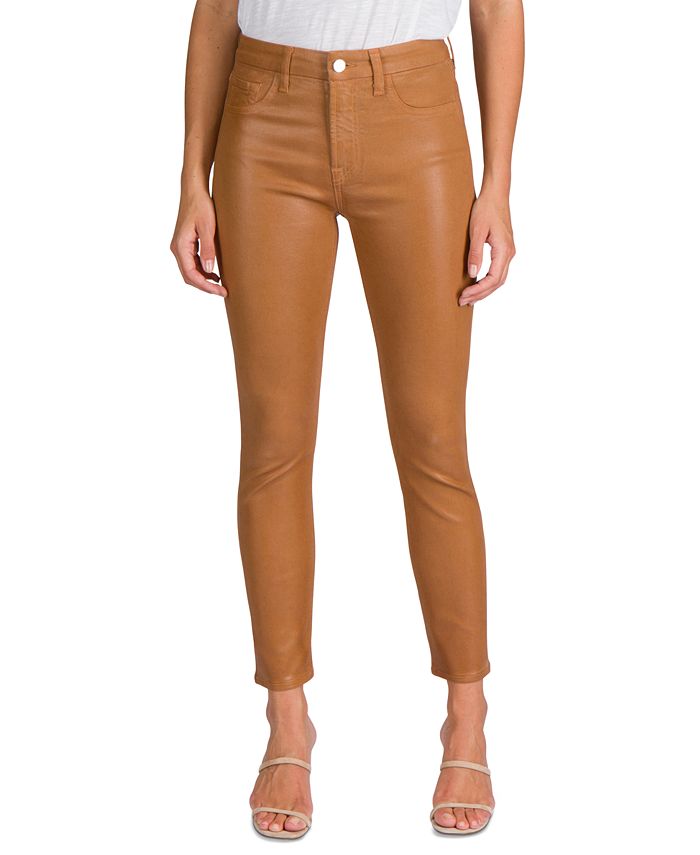 JEN7 Coated Skinny Jeans - Macy's