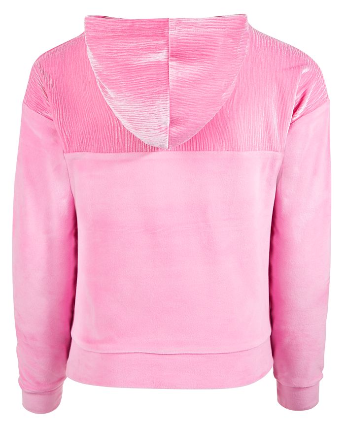 Ideology Big Girls Velour Pullover Hoodie, Created for Macy's - Macy's