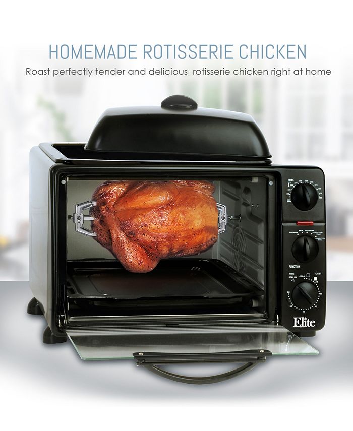 Elite Gourmet Elite Platinum 23L Convection Toaster Oven Rotisserie