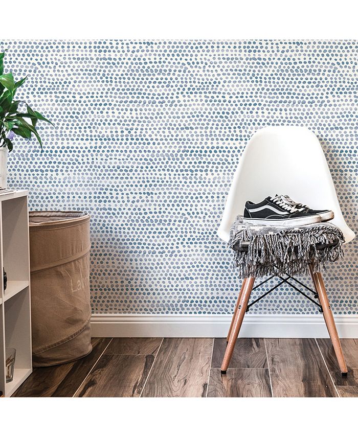 Tempaper Moire Dots Peel and Stick Wallpaper Macy's