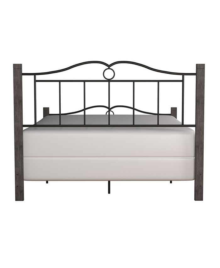 Hillsdale Dumont Arched Metal and Wood Full Bed - Macy's