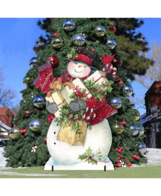 by Susan Winget Dark Night Presents Santa Outdoor, Wall and Lawn Decor