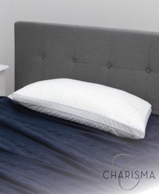 charisma paired comfort hybrid memory foam and fiber bed pillow