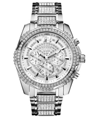 Guess Silver Watch with Crystal Accents GUESS Women main image 3