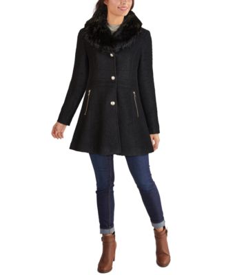 macy's guess military coat