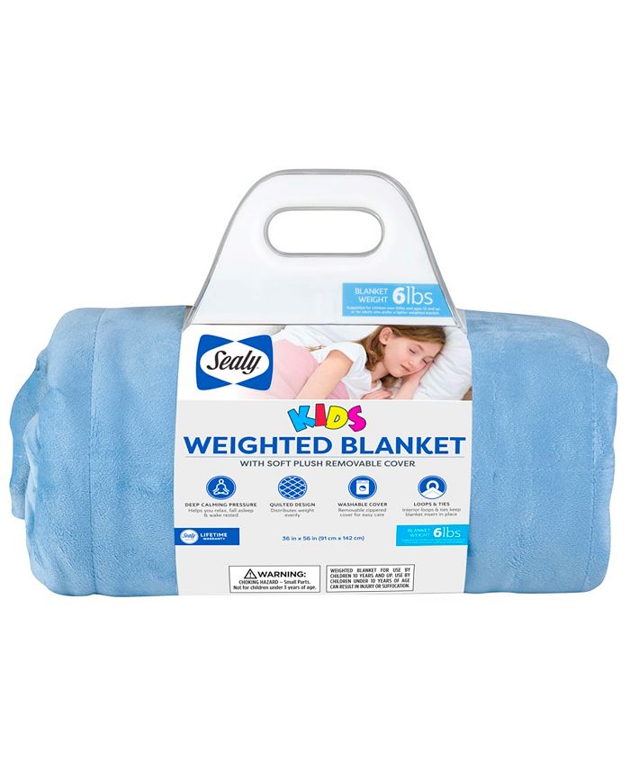 Sealy 36" x 56" Kids Weighted Blanket, 6 lbs & Reviews Blankets
