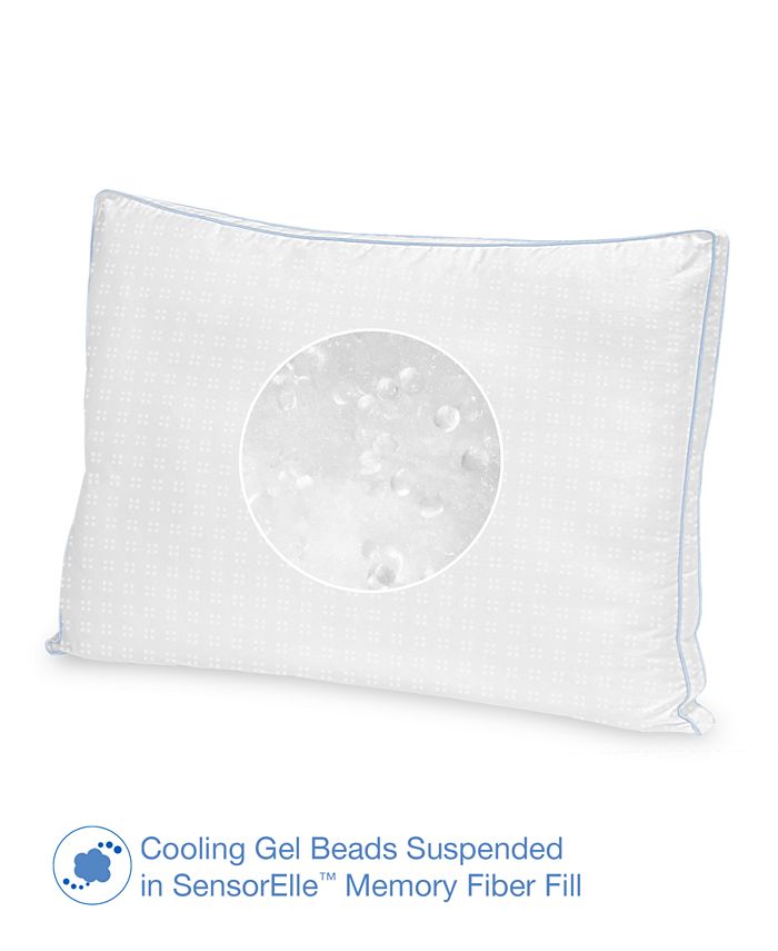 Cool Fusion Firm Density Standard Bed Pillow with Cooling Gel