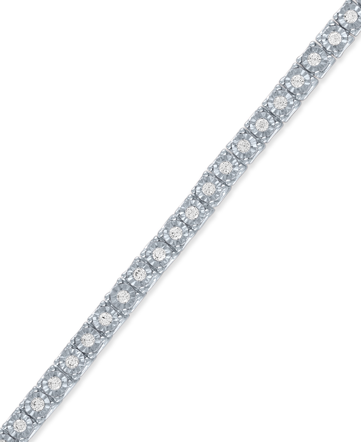 MACY'S DIAMOND TENNIS BRACELET (1 CT. T.W.) IN STERLING SILVER, 14K GOLD-PLATED STERLING SILVER OR 14K ROSE 