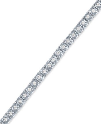 Macy's - Diamond Tennis Bracelet (1 ct. t.w.)