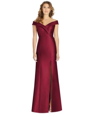 cranberry formal dress