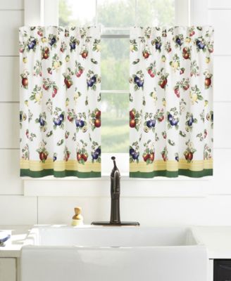 Elrene Home Fashions - French Garden 30x36 Window Tier Set