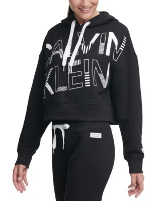 calvin klein performance logo hoodie