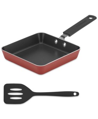 Cuisinart - Mini Square Nonstick Fry Pan with Slotted Turner