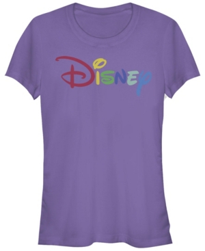 Fifth Sun Juniors Disney Logo Multicolor Disney Short Sleeve T-shirt