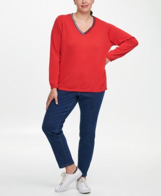 tommy hilfiger plus size sweaters