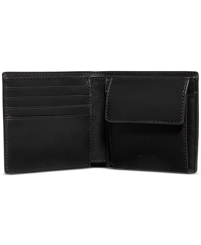 COACH Men's Signature Coin-Pocket Wallet - Macy's