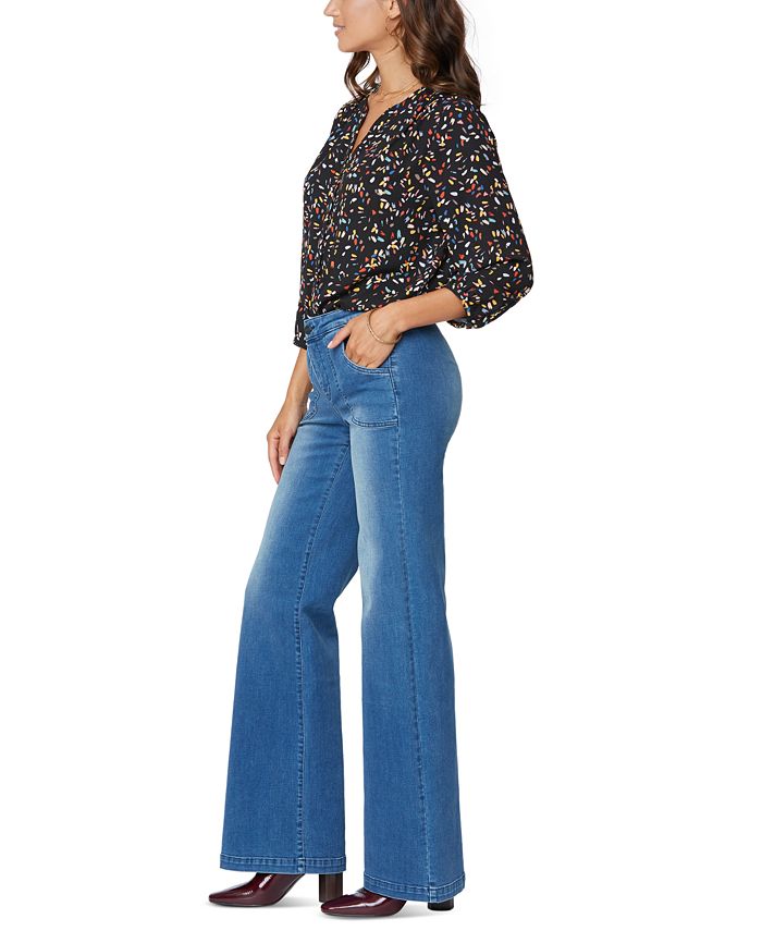 NYDJ Teresa Wide-Leg Jeans - Macy's