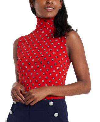 Riley & Rae - Harper Printed Turtleneck Top