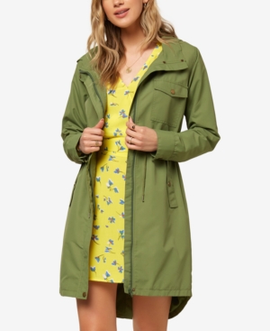 image of O-Neill Juniors- Galen Hooded Rain Jacket