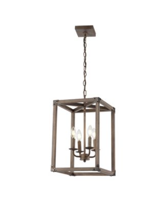 Magnolia 4-Light Adjustable Rustic Farmhouse LED Pendant