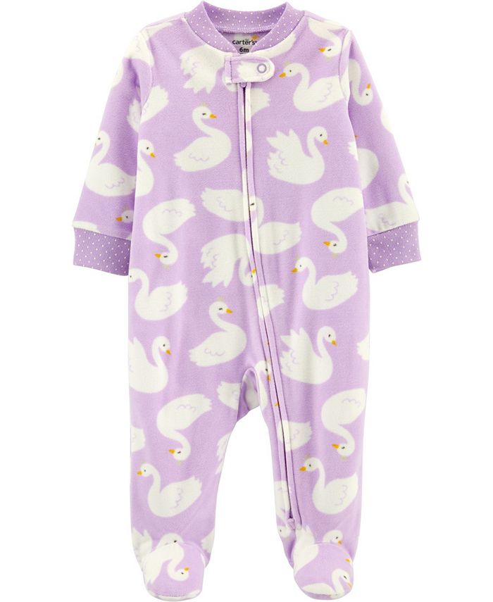 Carters top swan pajamas