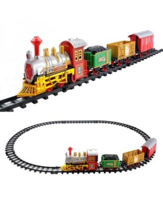 Battery Operated Lighted and Animated Christmas Express Train Set with Sound
