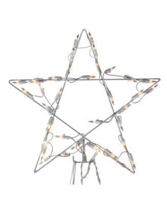 Clear Lighted Christmas Display Tree Outdoor Decor