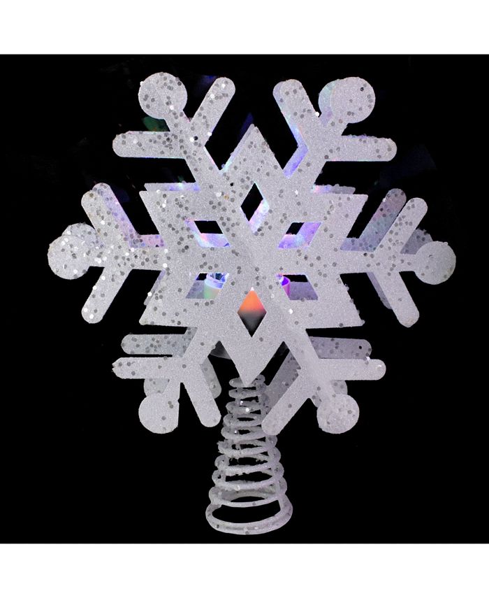 Northlight Lighted Snowflake Christmas Tree Topper Macy's