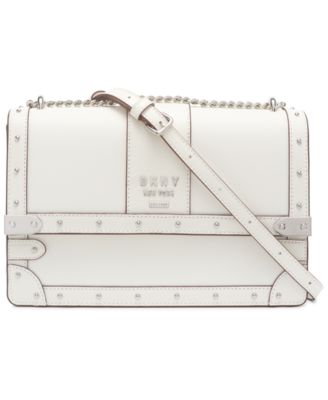 dkny louise leather satchel