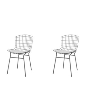 Manhattan Comfort Madeline Chair Set of 2