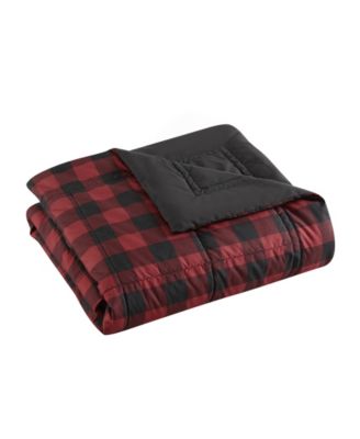 Closeout Eddie Bauer Mountain Plaid Blanket Bedding