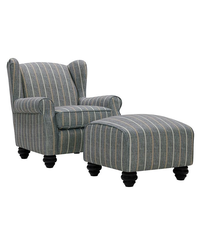 Handy Living Hermosa Chair and Ottoman Set Macy's