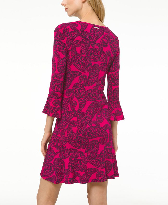 Michael kors flounce sales dress