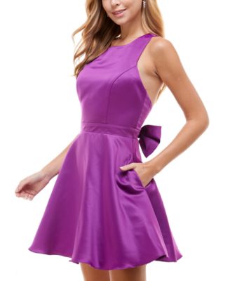 casual purple dresses for juniors