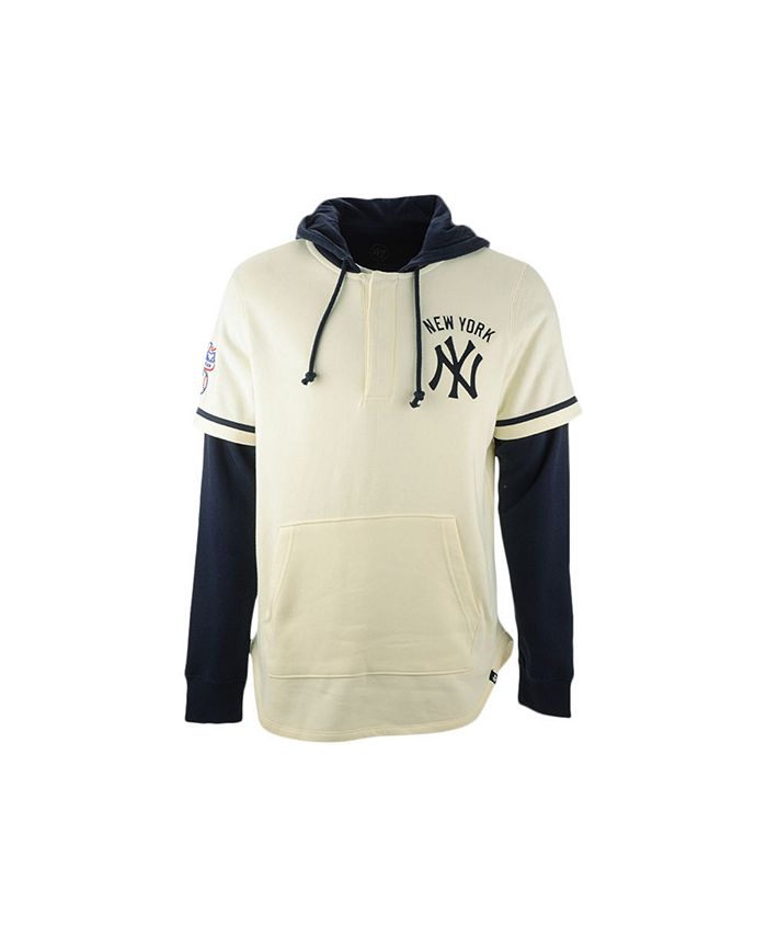 Nike Springer (MLB New York Yankees) Men's Short-Sleeve Pullover Hoodie.