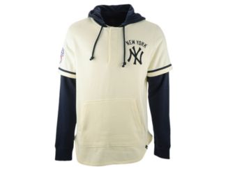 47 '47 Felpa Imprint Burnside Pullover Hood New York Yankees, Black Men's  Hooded Sweatshirt