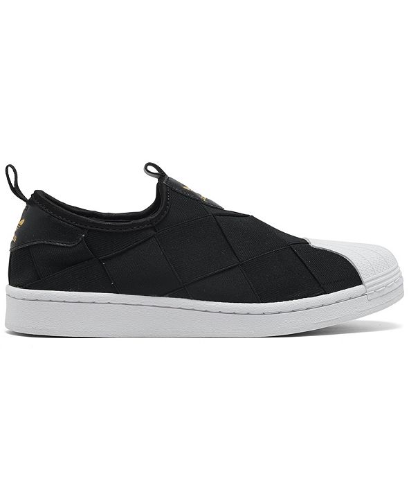 women's superstar slip on casual sneakers from finish line