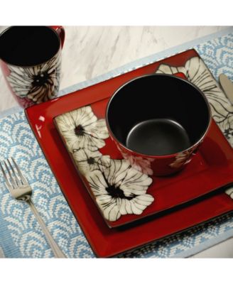 Winter Bloom 16 Pc. Dinnerware Set, Service for 4