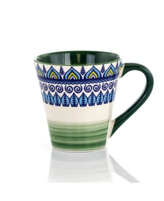 Zen Mozaik Green 16 Pc. Dinnerware Set, Service for 4