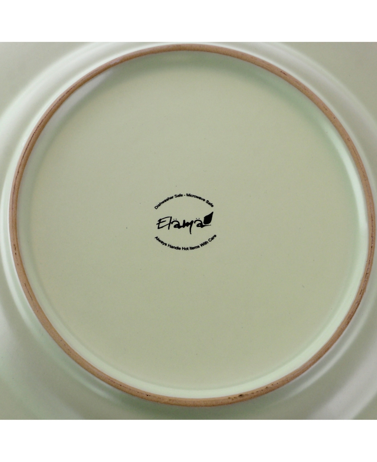 Elama Retro Bloom 16 Piece Luxurious Stoneware Dinnerware Set