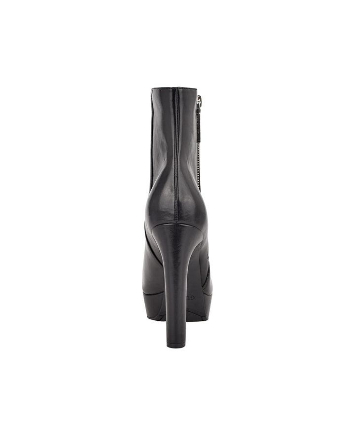 guess women's dejah platform dress bootie