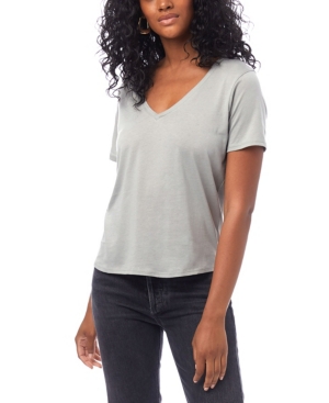 image of Alternative Apparel Organic Cotton V-neck Women-s T-shirt