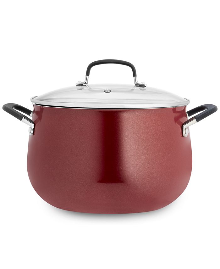 Belgique Nonstick Aluminum Red 12Pc. Cookware Set, Created for Macy's