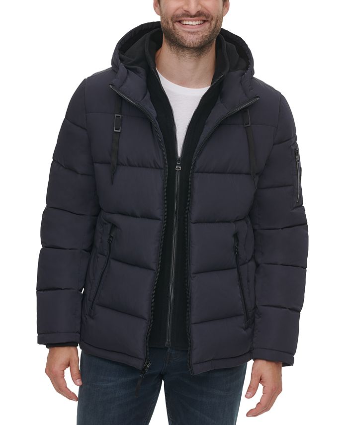 Calvin Klein Men's Hooded Puffer Jacket - Macy's