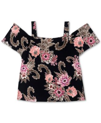 INC International Concepts - Cold-Shoulder Top