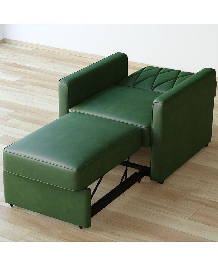 Gold Sparrow Riverside Convertible Arm Chair Bed & Reviews Furniture