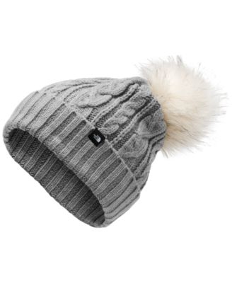 Oh-Mega Faux-Fur Pom Pom Beanie 