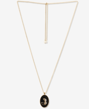 image of Lucky Brand Gold-Tone Leopard Reversible 34