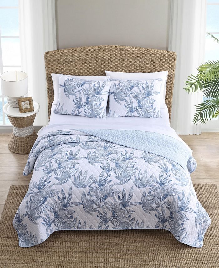 Tommy Bahama Home Tommy Bahama Kayo Blue Reversible 3Piece Full/Queen