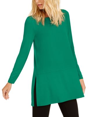 Eileen Fisher Boat-Neck Tunic, Created for Macy's - Macy's
